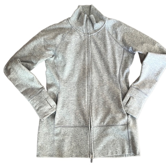 GAP up-down zipper w wrist finger holes 4 pockets Raglan sleeves - Picture 3 of 13